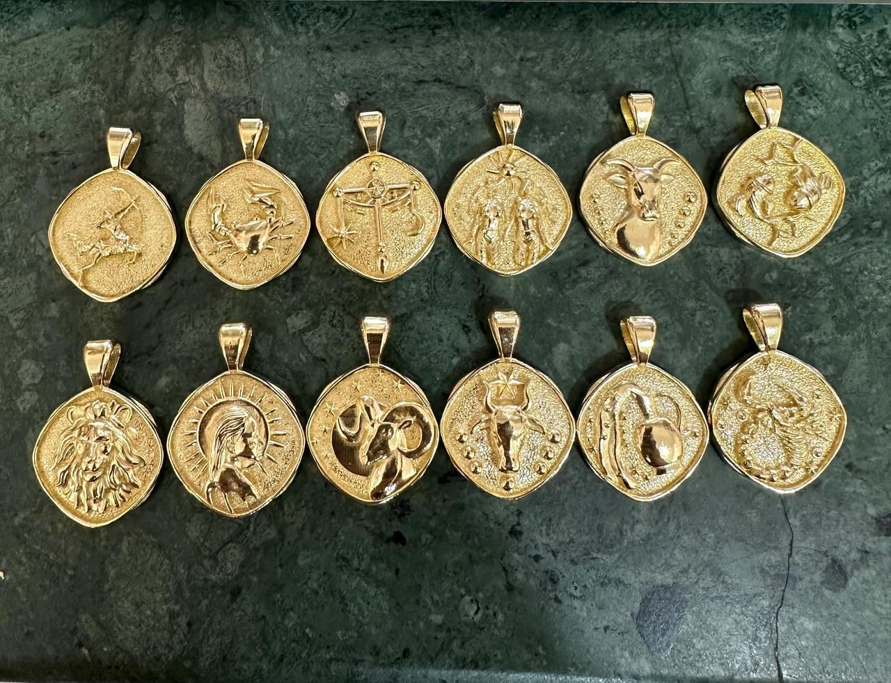 Gold Plated Zodiac Sign Necklace - Shoppy Hub