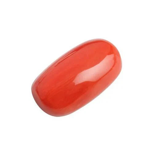 Moonga (Coral Gemstone) – Normal Quality | Certified Natural Red Coral for Mangal (Mars) Remedies