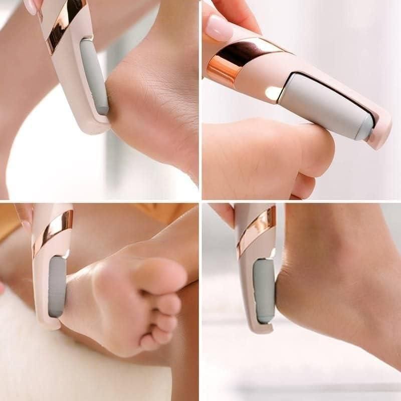Electronic Cordless Pedicure Callus Remover & Dead Skin Polishing Tool | Rechargeable Foot Care Device for Smooth, Soft Heels